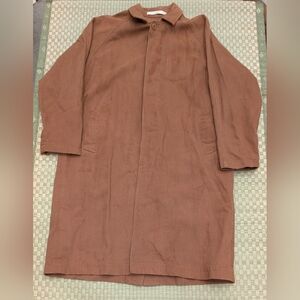 7115 by Szeki Signature Duster Coat Copper Brown Women's Size XS